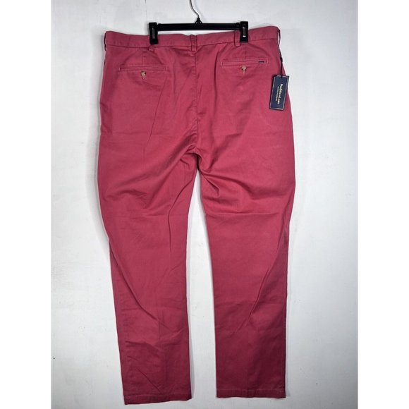 Polo Ralph Lauren Mens Coral Classic Pleated Fit Pants Sz 42T×36 Read - Picture 13 of 16